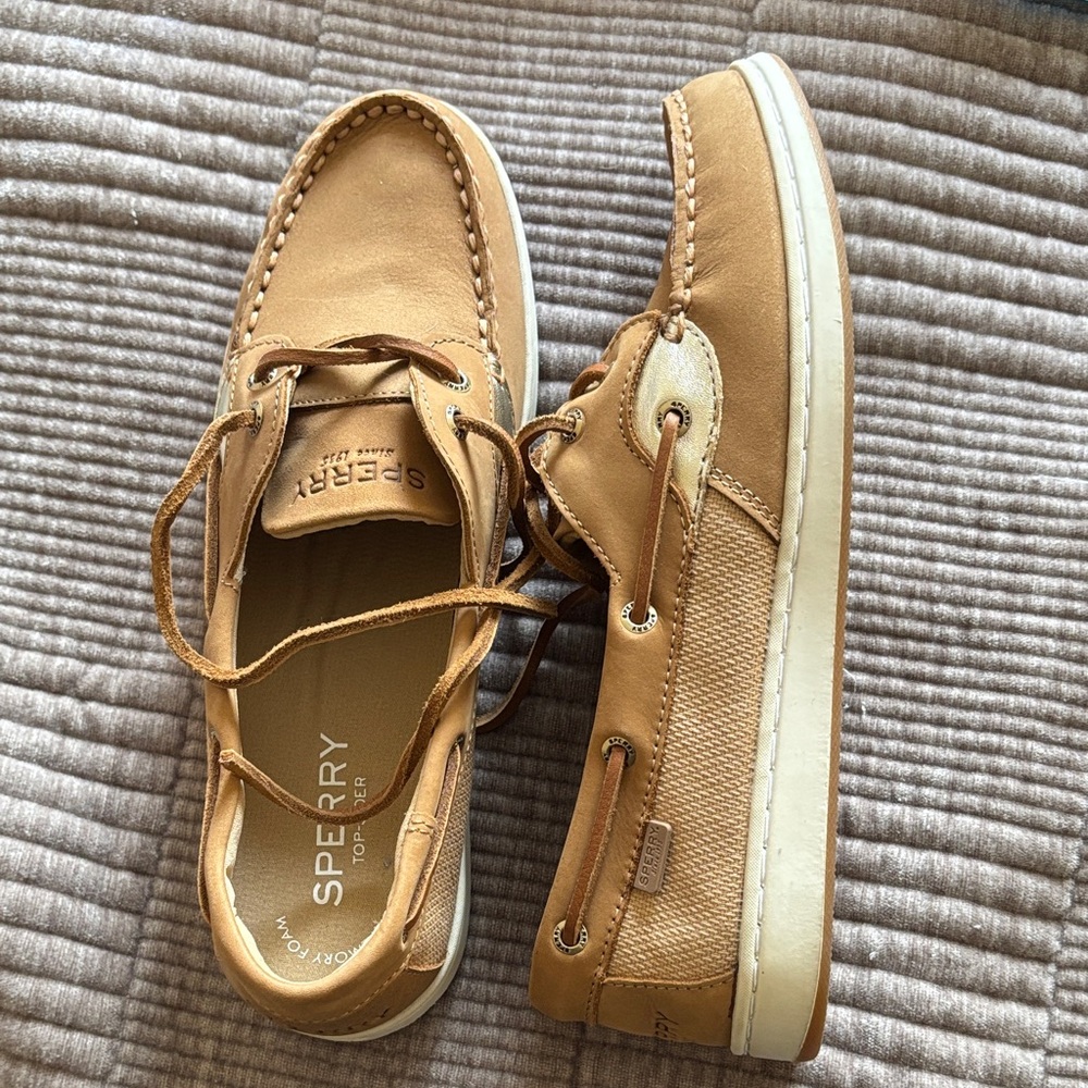 Sperry Light Brown Boat Shoes